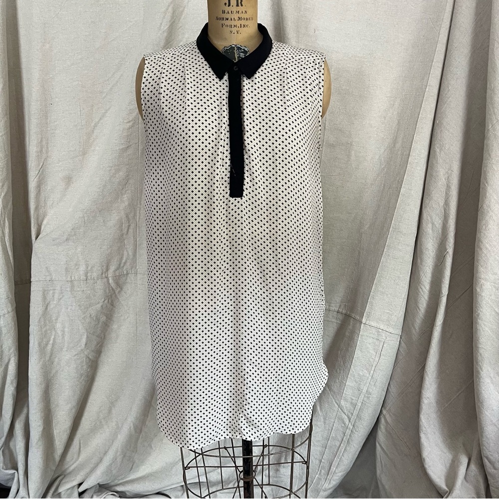 2/$20 H&M Women’s Patterned Sleeveless Collared Tunic Size 10